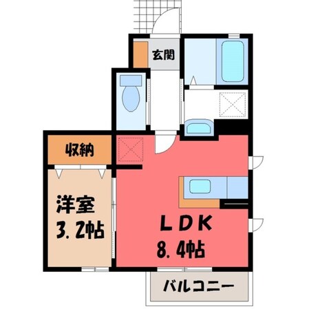 ヴィラ陽里（ヒカリ）の物件間取画像